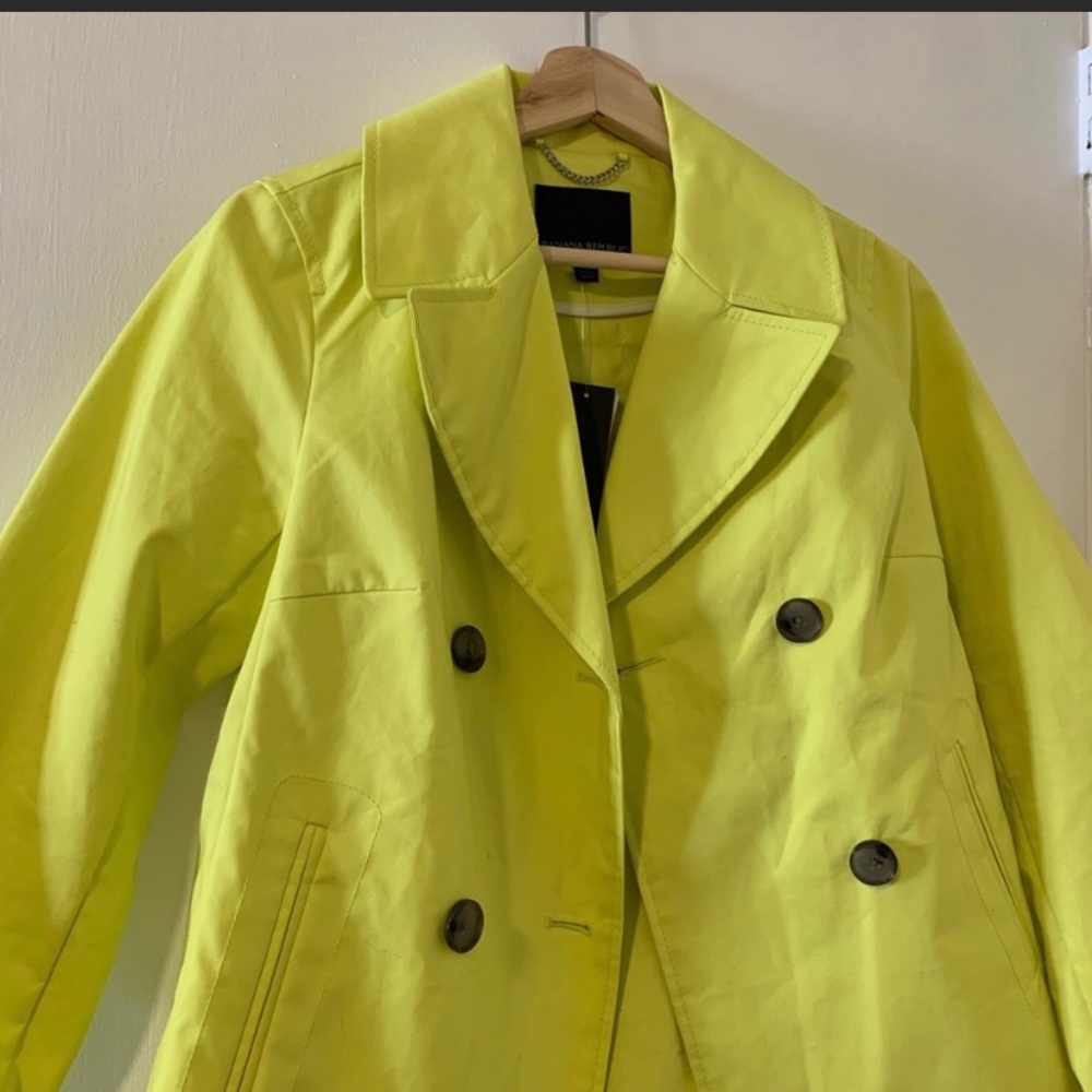 Neon Yellow Spring Jacket - Picture 2 of 2